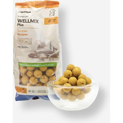 CAPERLAN Bouillettes pêche de la carpe Wellmix Plus 20mm 1kg Scopex - Publicité CAPERLAN Bouillettes pêche de la carpe Wellmix Plus 20mm 1kg Scopex - Publicité