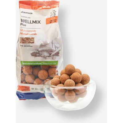 CAPERLAN Bouillettes pêche de la carpe Wellmix Plus 25mm 1kg Monstercrab - Publicité CAPERLAN Bouillettes pêche de la carpe Wellmix Plus 25mm 1kg Monstercrab - Publicité