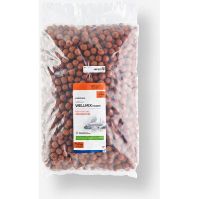 CAPERLAN Bouillettes pêche de la carpe Wellmix Instant 20mm 9,5kg Monstercrab - Publicité CAPERLAN Bouillettes pêche de la carpe Wellmix Instant 20mm 9,5kg Monstercrab - Publicité