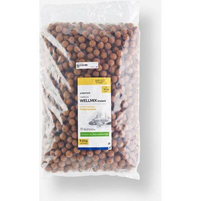 CAPERLAN Bouillettes pêche de la carpe Wellmix Instant 20mm 9,5kg Strawbanana - Publicité CAPERLAN Bouillettes pêche de la carpe Wellmix Instant 20mm 9,5kg Strawbanana - Publicité