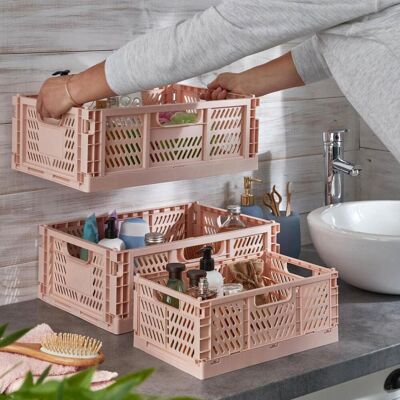 Becquet Cajolette caisse pliable rose Moyen modèle unisex - Publicité Becquet Cajolette caisse pliable rose Moyen modèle unisex - Publicité