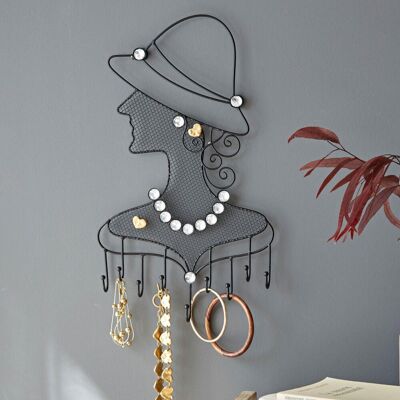 Becquet Porte accessoire Mural en Métal OMBRE Noir unisex - Publicité Becquet Porte accessoire Mural en Métal OMBRE Noir unisex - Publicité