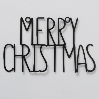 Becquet PANPAN PANNEAU METAL MERRY CHRISTMAS unisex - Publicité Becquet PANPAN PANNEAU METAL MERRY CHRISTMAS unisex - Publicité