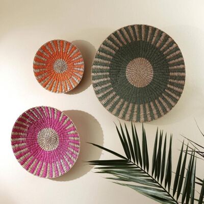 Becquet Set de 3 decorations murales TRIO COLOR unisex - Publicité Becquet Set de 3 decorations murales TRIO COLOR unisex - Publicité