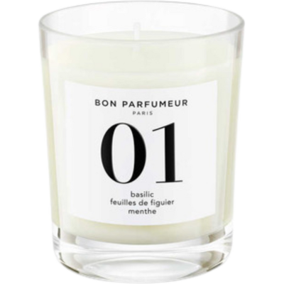 Bon Parfumeur - Bougie basilic, feuille de figuier, menthe - Bougie - Publicité Bon Parfumeur - Bougie basilic, feuille de figuier, menthe - Bougie - Publicité