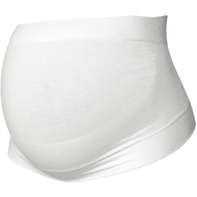 Cache Coeur Ceinture de maintien de grossesse - blanc en coton S unisex - Publicité Cache Coeur Ceinture de maintien de grossesse - blanc en coton S unisex - Publicité