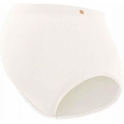 Culotte de grossesse Blanc - Cache Coeur en coton L unisex - Publicité Culotte de grossesse Blanc - Cache Coeur en coton L unisex - Publicité