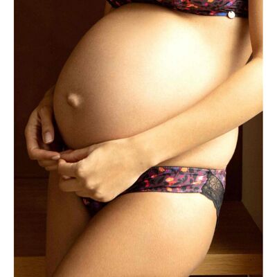 Culotte de grossesse taille basse - Multicolore Cache Coeur Lingerie S unisex - Publicité Culotte de grossesse taille basse - Multicolore Cache Coeur Lingerie S unisex - Publicité