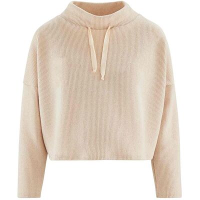 Sweat court maternité blanc Cache Coeur Lingerie en viscose L unisex - Publicité Sweat court maternité blanc Cache Coeur Lingerie en viscose L unisex - Publicité