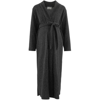 Veste longue grossesse noire Cache Coeur Lingerie en viscose L/XL unisex - Publicité Veste longue grossesse noire Cache Coeur Lingerie en viscose L/XL unisex - Publicité