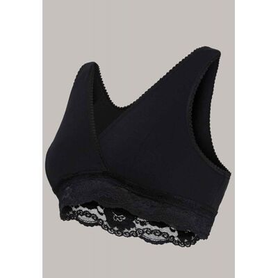 Soutien-gorge de grossesse et allaitement cache-c?ur - Noir Carriwell en coton S unisex - Publicité Soutien-gorge de grossesse et allaitement cache-c?ur - Noir Carriwell en coton S unisex - Publicité