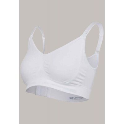 Soutien-gorge de grossesse et allaitement doux - Blanc Carriwell S unisex - Publicité Soutien-gorge de grossesse et allaitement doux - Blanc Carriwell S unisex - Publicité