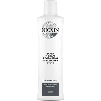 Nioxin Système 2 - Après-shampoing - Cheveux fins, naturels et très affaiblis - Étape 2 - Publicité Nioxin Système 2 - Après-shampoing - Cheveux fins, naturels et très affaiblis - Étape 2 - Publicité