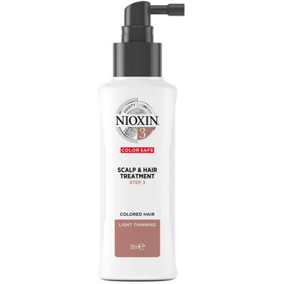 Nioxin Système 3 Soins pour Perte Légère - Cheveux Fins et Colorés 100 ml - Traitement Capillaire - Publicité Nioxin Système 3 Soins pour Perte Légère - Cheveux Fins et Colorés 100 ml - Traitement Capillaire - Publicité