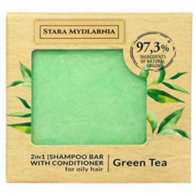 Barre de shampooing au thé vert Bodymania - Shampooing & après-shampooing pour cheveux gras - Publicité Barre de shampooing au thé vert Bodymania - Shampooing & après-shampooing pour cheveux gras - Publicité