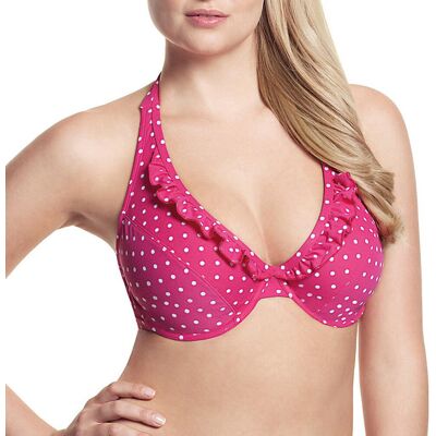 Cléo by Panache Maillot Bikini Dos-Nu Rose 80E unisex - Publicité Cléo by Panache Maillot Bikini Dos-Nu Rose 80E unisex - Publicité