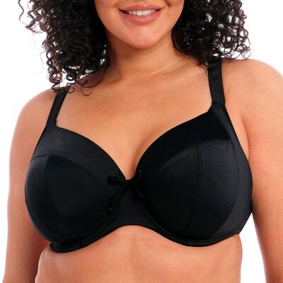Elomi bain Haut de bikini plongeant - Noir 100F unisex - Publicité Elomi bain Haut de bikini plongeant - Noir 100F unisex - Publicité