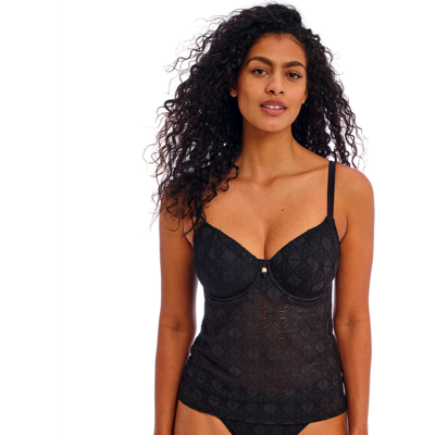 Freya maillot Tankini plunge noir 95D unisex - Publicité Freya maillot Tankini plunge noir 95D unisex - Publicité
