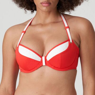 Prima Donna Bain Bikini plongeant coupe tulipe rouge Prima Donna 90D unisex - Publicité Prima Donna Bain Bikini plongeant coupe tulipe rouge Prima Donna 90D unisex - Publicité