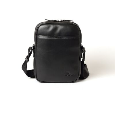 Mac Douglas Mini sac cuir noir male - Publicité Mac Douglas Mini sac cuir noir male - Publicité
