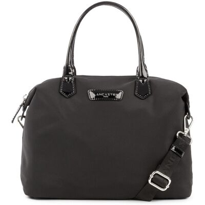 Lancaster Maroquinerie Sac à main Zippé M Basic Verni noir en toile female - Publicité Lancaster Maroquinerie Sac à main Zippé M Basic Verni noir en toile female - Publicité