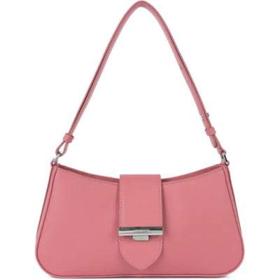 Lancaster Maroquinerie Sac besace Zippé M Paris Ily rose en cuir female - Publicité Lancaster Maroquinerie Sac besace Zippé M Paris Ily rose en cuir female - Publicité