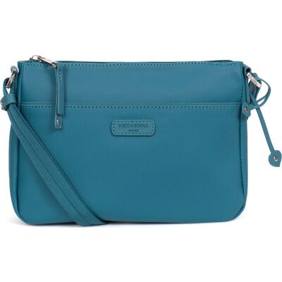 Hexagona Sac porté travers bleu pétrole Bea female - Publicité Hexagona Sac porté travers bleu pétrole Bea female - Publicité