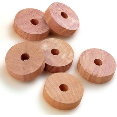Becquet Lot de 6 pastilles en cèdre BUG unisex - Publicité Becquet Lot de 6 pastilles en cèdre BUG unisex - Publicité