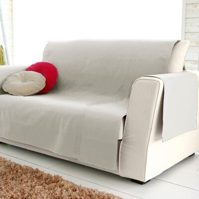 Becquet Protège Canapé Coton bachette LONASOFT Gris perle 190 x 200 cm unisex - Publicité Becquet Protège Canapé Coton bachette LONASOFT Gris perle 190 x 200 cm unisex - Publicité