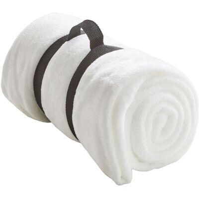 Becquet Plaid ultradoux transportable - 280 g/m²COCOON - blanc écru 130 x 180 cm unisex - Publicité Becquet Plaid ultradoux transportable - 280 g/m²COCOON - blanc écru 130 x 180 cm unisex - Publicité