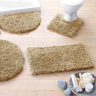 Becquet Tapis de bain pur coton 1500 g/m² CONFORT - marron taupe 80 cm unisex - Publicité Becquet Tapis de bain pur coton 1500 g/m² CONFORT - marron taupe 80 cm unisex - Publicité