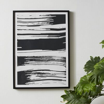 Becquet Affiche décorative ondulations horizontales ACHILLE unisex - Publicité Becquet Affiche décorative ondulations horizontales ACHILLE unisex - Publicité