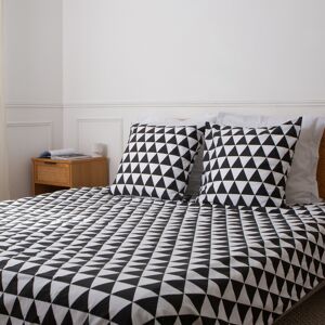 3S. x Collection (Nos Imprimés) Housse de couette en coton - LORENZ - Noir/Blanc 240 x 220 cm unisex - Publicité 3S. x Collection (Nos Imprimés) Housse de couette en coton - LORENZ - Noir/Blanc 240 x 220 cm unisex - Publicité