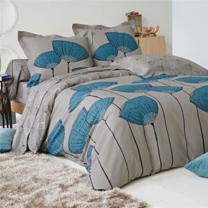 Becquet Housse de couette coquelicots BLUE - beige 140 x 200 cm unisex - Publicité Becquet Housse de couette coquelicots BLUE - beige 140 x 200 cm unisex - Publicité