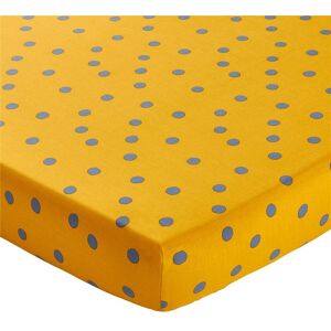 Becquet Drap-housse en coton à pois MAX - jaune 140 x 190 cm unisex - Publicité Becquet Drap-housse en coton à pois MAX - jaune 140 x 190 cm unisex - Publicité