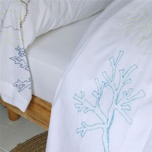Becquet Drap plat percale de coton RECIF - blanc 270 x 310 cm unisex - Publicité Becquet Drap plat percale de coton RECIF - blanc 270 x 310 cm unisex - Publicité
