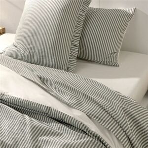 Becquet Drap plat coton COOPER - vert kaki 180 x 290 cm unisex - Publicité Becquet Drap plat coton COOPER - vert kaki 180 x 290 cm unisex - Publicité