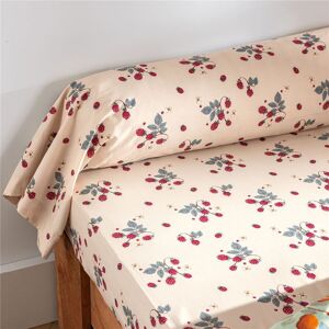 Becquet Drap housse en percale de coton CROQUER - multicolore 160 x 200 cm unisex - Publicité Becquet Drap housse en percale de coton CROQUER - multicolore 160 x 200 cm unisex - Publicité
