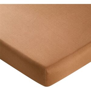 Becquet Drap Housse en lin uni Lauréat Caramel 90 x 200 cm unisex - Publicité Becquet Drap Housse en lin uni Lauréat Caramel 90 x 200 cm unisex - Publicité