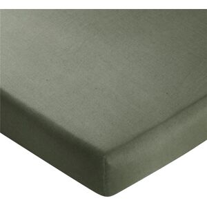 Becquet Drap housse en lin uni Lauréat Kaki 180 x 200 cm unisex - Publicité Becquet Drap housse en lin uni Lauréat Kaki 180 x 200 cm unisex - Publicité