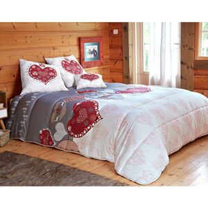 Becquet Couette Réversible rouge 240 x 220 cm unisex - Publicité Becquet Couette Réversible rouge 240 x 220 cm unisex - Publicité