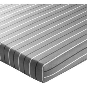 Becquet Drap housse CARREAUX coton carreaux et rayures gris 140 x 190 cm unisex - Publicité Becquet Drap housse CARREAUX coton carreaux et rayures gris 140 x 190 cm unisex - Publicité