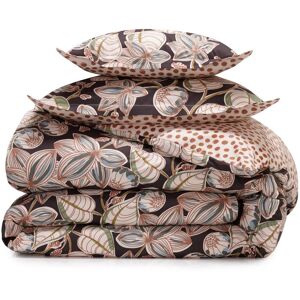 Becquet Housse de couette réversible DR. GILI motif feuillage beige rose 140 x 200 cm unisex - Publicité Becquet Housse de couette réversible DR. GILI motif feuillage beige rose 140 x 200 cm unisex - Publicité