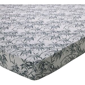 Becquet Drap housse percale de coton HANOI - gris 140 x 190 cm unisex - Publicité Becquet Drap housse percale de coton HANOI - gris 140 x 190 cm unisex - Publicité
