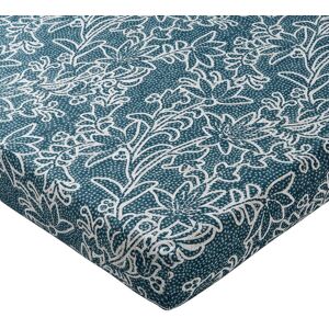 Becquet Drap housse coton imprimé DR. IRINA bleu 90 x 190 cm unisex - Publicité Becquet Drap housse coton imprimé DR. IRINA bleu 90 x 190 cm unisex - Publicité