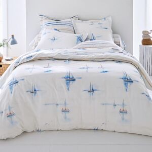 Becquet Drap housse coton MAREE HAUTE - bleu 160 x 200 cm unisex - Publicité Becquet Drap housse coton MAREE HAUTE - bleu 160 x 200 cm unisex - Publicité