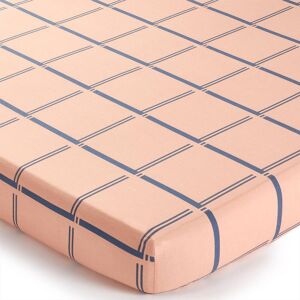 Becquet Drap Housse en coton rayures MAX - Rose 140 x 190 cm unisex - Publicité Becquet Drap Housse en coton rayures MAX - Rose 140 x 190 cm unisex - Publicité