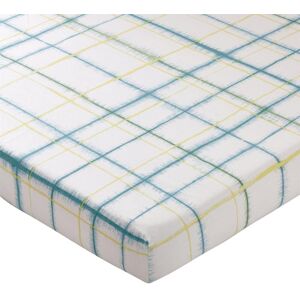 Becquet Drap-housse à carreaux PARADIS blanc cassé 140 x 190 cm unisex - Publicité Becquet Drap-housse à carreaux PARADIS blanc cassé 140 x 190 cm unisex - Publicité