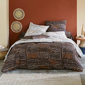 Becquet Housse de couette double face en coton TISSAGE motif africain, marron 240 x 220 cm unisex - Publicité Becquet Housse de couette double face en coton TISSAGE motif africain, marron 240 x 220 cm unisex - Publicité