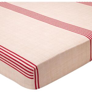 Becquet Drap housse coton TOBOGGAN - rouge 140 x 190 cm unisex - Publicité Becquet Drap housse coton TOBOGGAN - rouge 140 x 190 cm unisex - Publicité